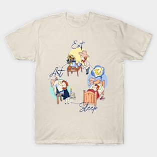 Eat - Sleep - Art with Van Gogh T-Shirt